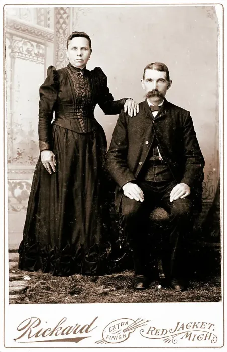 Framed Print : 1890s Couple Framed Print : 1890s Couple