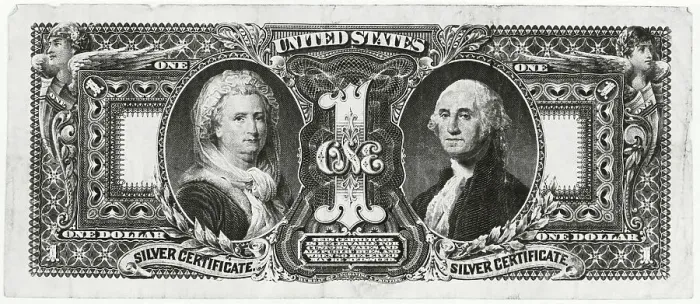 Framed Print : Back of the 1896 Silver Certificate Framed Print : Back of the 1896 Silver Certificate
