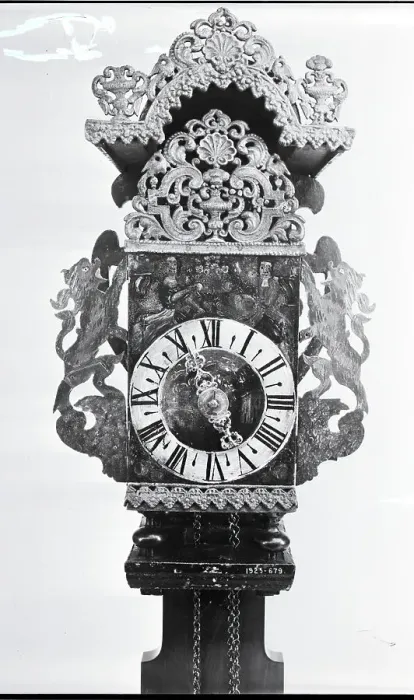 Framed Print : 18Th Century German Wall Clock Framed Print : 18Th Century German Wall Clock