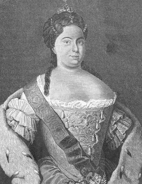 Framed Print : 18th Century Print of Catherine I Framed Print : 18th Century Print of Catherine I