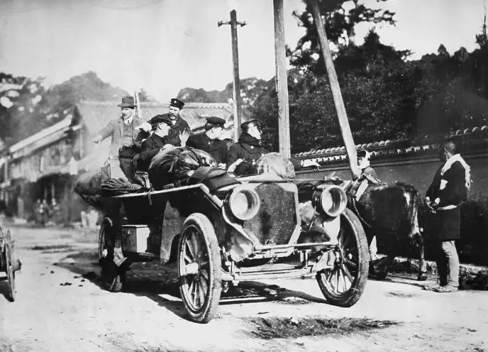 Framed Print : 1908 New York To Paris Auto Race Framed Print : 1908 New York To Paris Auto Race