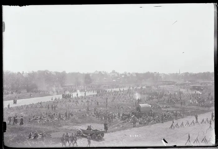 Framed Print : 1916 Troops at Sheepshead Bay Framed Print : 1916 Troops at Sheepshead Bay