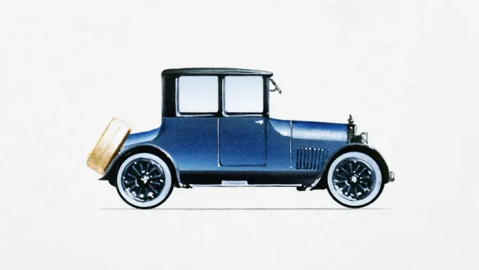 Framed Print : 1918, 20th Century, American Culture, Blue, Cadillac, Car, Collectors Car, Full Length Framed Print : 1918, 20th Century, American Culture, Blue, Cadillac, Car, Collectors Car, Full Length