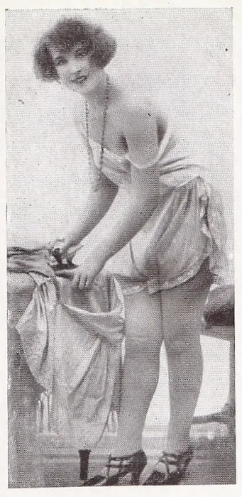 Framed Print : 1920s Flapper Beauty, Careless Moments series, collectible tobacco card, circa 1922