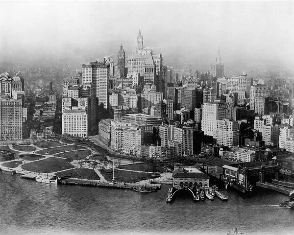 1920s Lower Manhattan Skyline