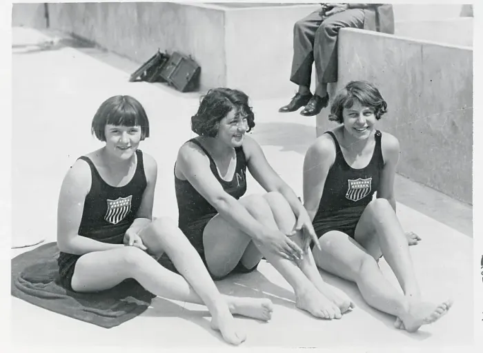 Framed Print : 1924 American Olympic Swimmers Framed Print : 1924 American Olympic Swimmers