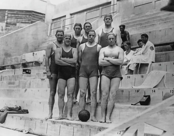 Framed Print : The 1924 American Water Polo Team Framed Print : The 1924 American Water Polo Team