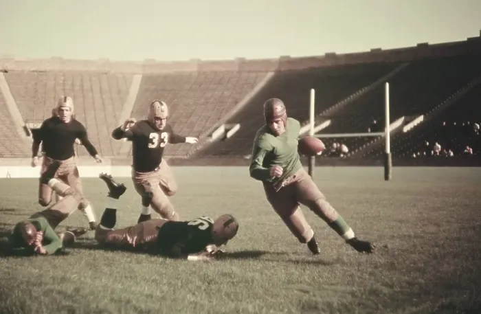 Framed Print : 1930's High School Football Framed Print : 1930's High School Football
