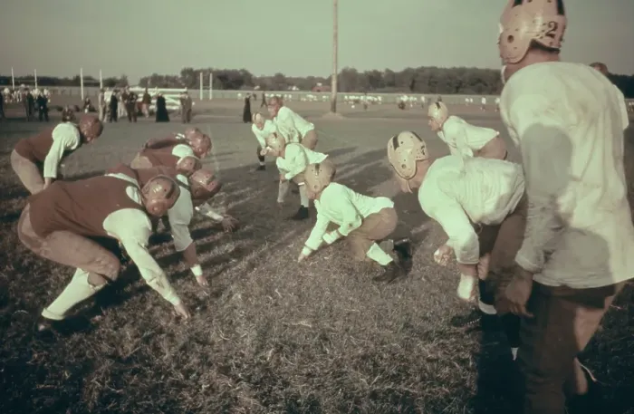 Framed Print : 1930's High School Football Framed Print : 1930's High School Football