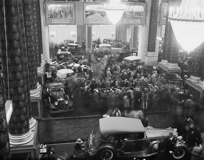 Framed Print : 1932 New York Auto Show Framed Print : 1932 New York Auto Show