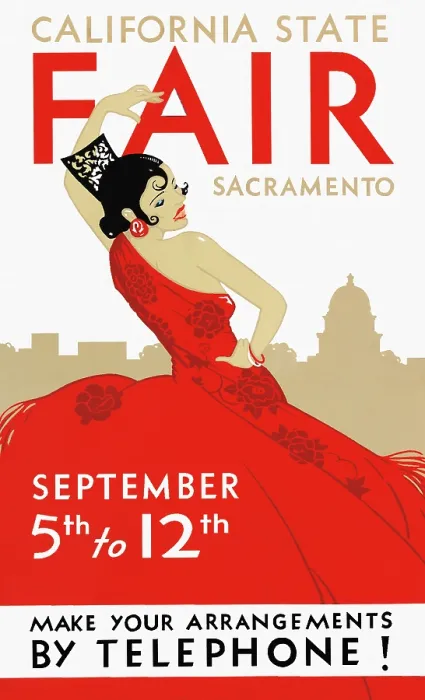 Framed Print : 1933 California State Fair, Sacramento