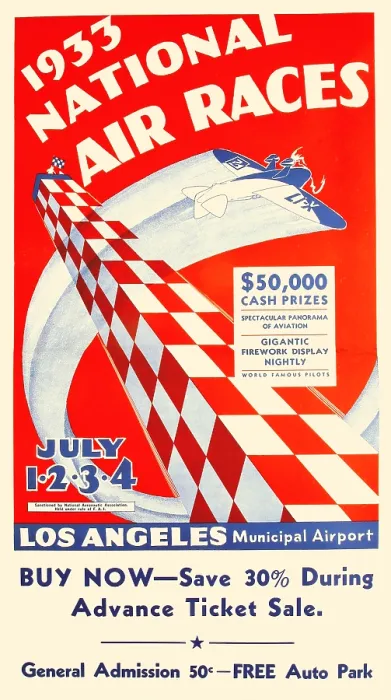 Framed Print : 1933 National Air Races
