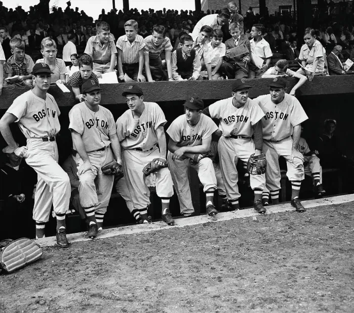 Framed Print : 1946 Boston Red Sox Team By Dugout Framed Print : 1946 Boston Red Sox Team By Dugout