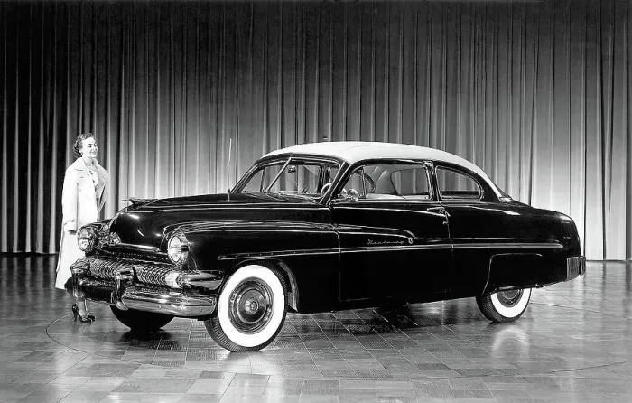 Framed Print : 1951 Mercury Monterey in Showroom Framed Print : 1951 Mercury Monterey in Showroom