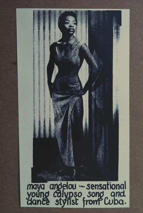 Framed Print : 1956, California, Hollywood, Maya Angelou Framed Print : 1956, California, Hollywood, Maya Angelou