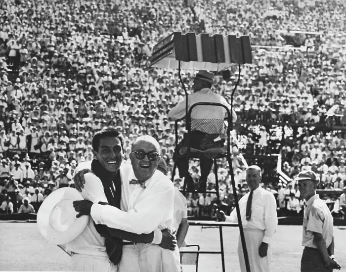 Framed Print : 1958 Davis Cup - Challenge Round - Australia Vs United States Framed Print : 1958 Davis Cup - Challenge Round - Australia Vs United States