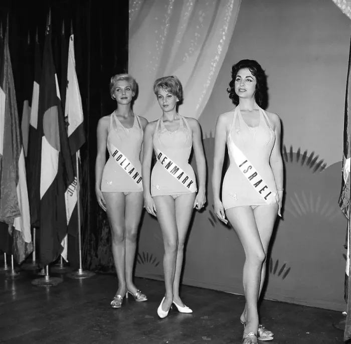 Framed Print : 1958 Miss Universe Contestants Framed Print : 1958 Miss Universe Contestants