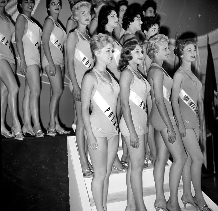 Framed Print : 1958 Miss Universe Contestants Framed Print : 1958 Miss Universe Contestants