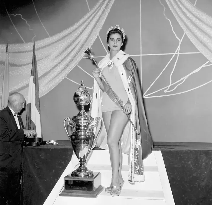 Framed Print : 1958 Miss Universe Contestants
