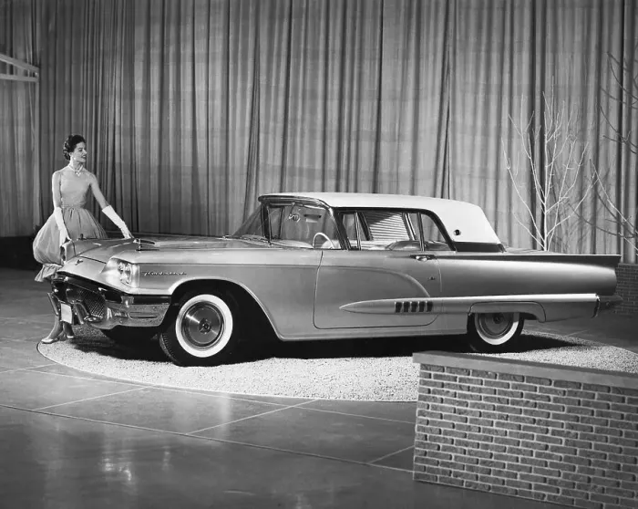 Framed Print : The 1958 Morning Star Thunderbird Framed Print : The 1958 Morning Star Thunderbird