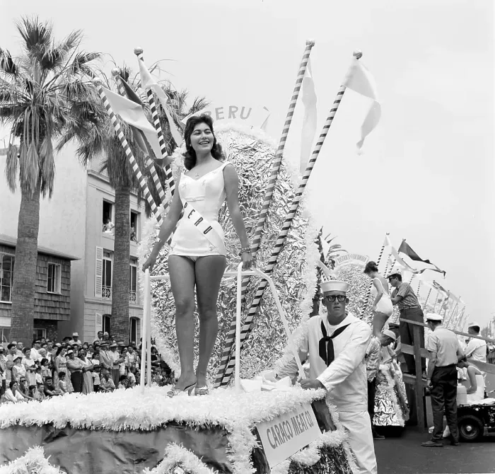 Framed Print : 1959 Miss Universe Contestants