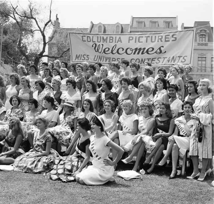Framed Print : 1959 Miss Universe Contestants