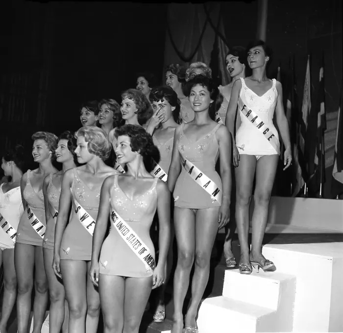Framed Print : 1959 Miss Universe Contestants Framed Print : 1959 Miss Universe Contestants