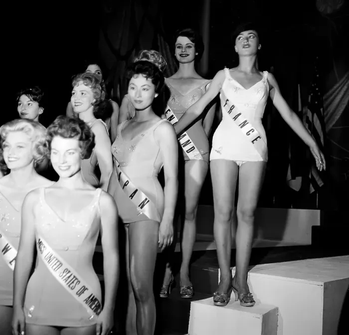 Framed Print : 1959 Miss Universe Contestants Framed Print : 1959 Miss Universe Contestants