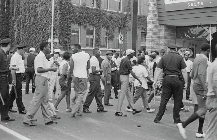 Framed Print : 1964 Rochester Race Riot Framed Print : 1964 Rochester Race Riot