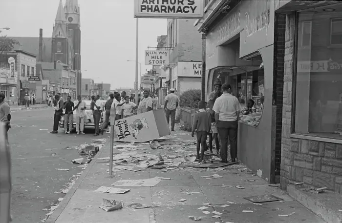 Framed Print : 1964 Rochester Race Riot