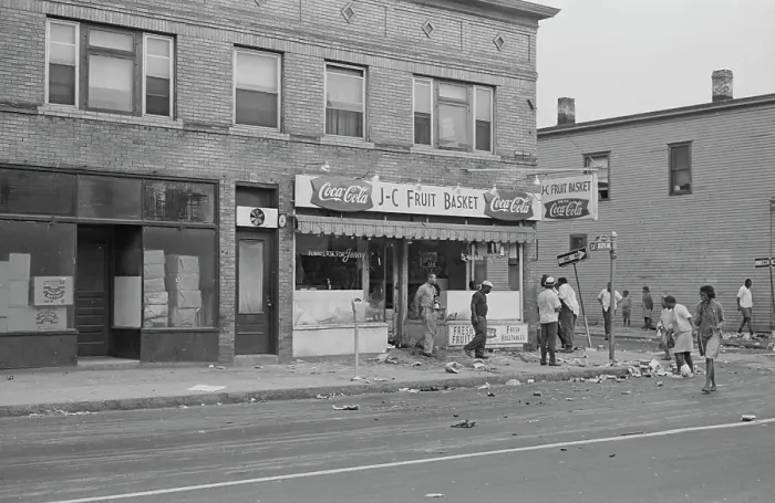 Framed Print : 1964 Rochester Race Riot Framed Print : 1964 Rochester Race Riot