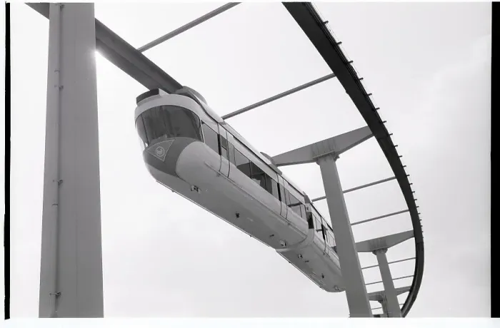 Framed Print : 1965 World's Fair AMF Monorail Framed Print : 1965 World's Fair AMF Monorail