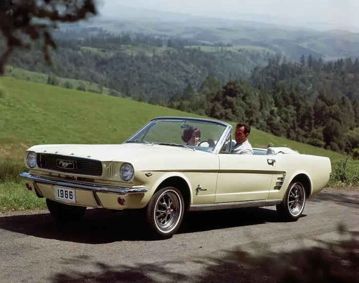 Framed Print : 1966 Ford Mustang Convertible Framed Print : 1966 Ford Mustang Convertible