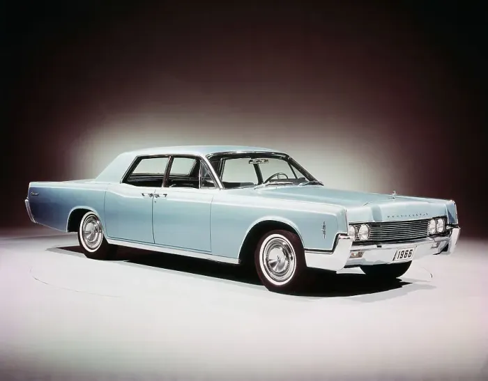 Framed Print : 1966 Lincoln Continental Four Door Sedan