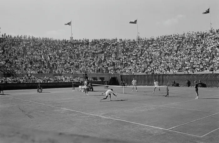 Framed Print : 1968 U.S. Open - Men's Doubles Framed Print : 1968 U.S. Open - Men's Doubles
