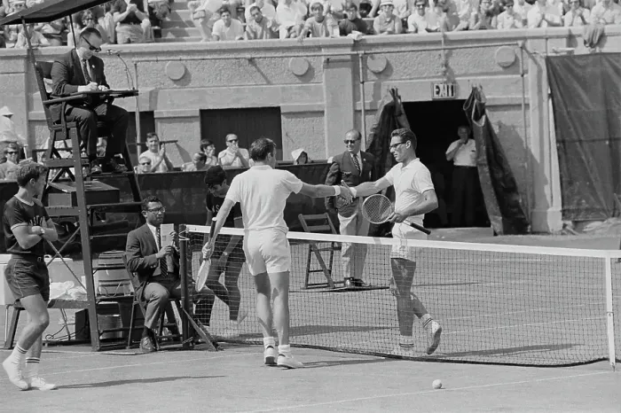Framed Print : 1968 U.S. Open - Men's Singles Quarterfinal Framed Print : 1968 U.S. Open - Men's Singles Quarterfinal