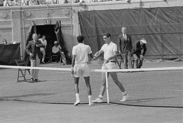 Framed Print : 1968 U.S. Open - Men's Singles Semifinal Framed Print : 1968 U.S. Open - Men's Singles Semifinal