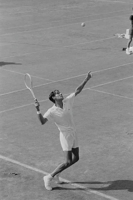 Framed Print : 1968 U.S. Open - Pancho Gonzales Framed Print : 1968 U.S. Open - Pancho Gonzales
