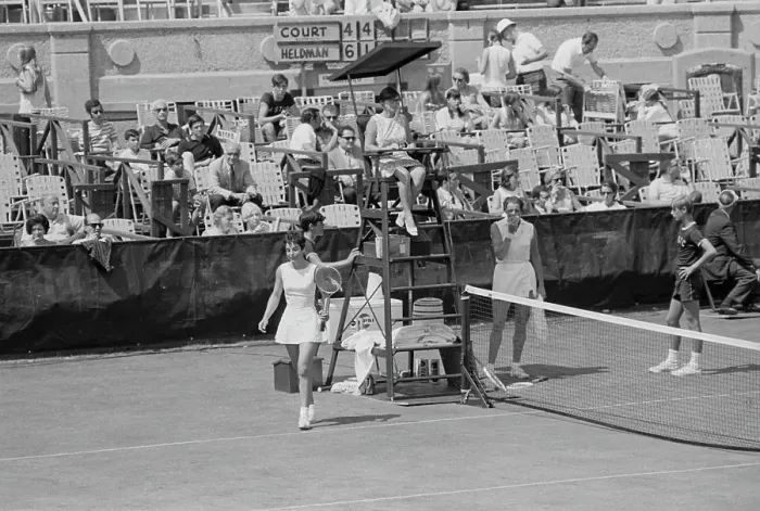 Framed Print : 1968 U.S. Open - Women's Singles Second Round Framed Print : 1968 U.S. Open - Women's Singles Second Round