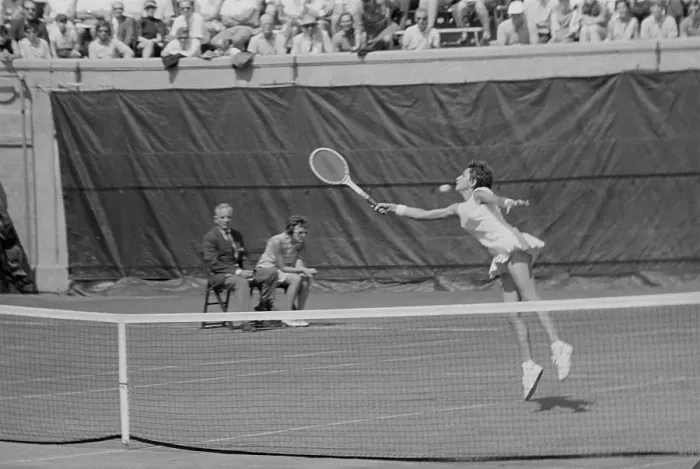Framed Print : 1968 U.S. Open - Women's Singles Semifinal