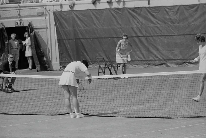 Framed Print : 1968 U.S. Open - Women's Singles Semifinal Framed Print : 1968 U.S. Open - Women's Singles Semifinal
