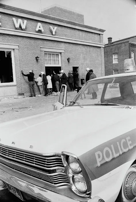 Framed Print : 1968 Washington Riots Framed Print : 1968 Washington Riots