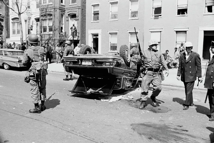 Framed Print : 1968 Washington Riots Framed Print : 1968 Washington Riots
