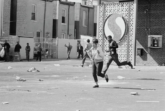Framed Print : 1968 Washington Riots Framed Print : 1968 Washington Riots
