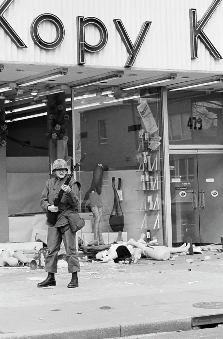 Framed Print : 1968 Washington Riots Framed Print : 1968 Washington Riots