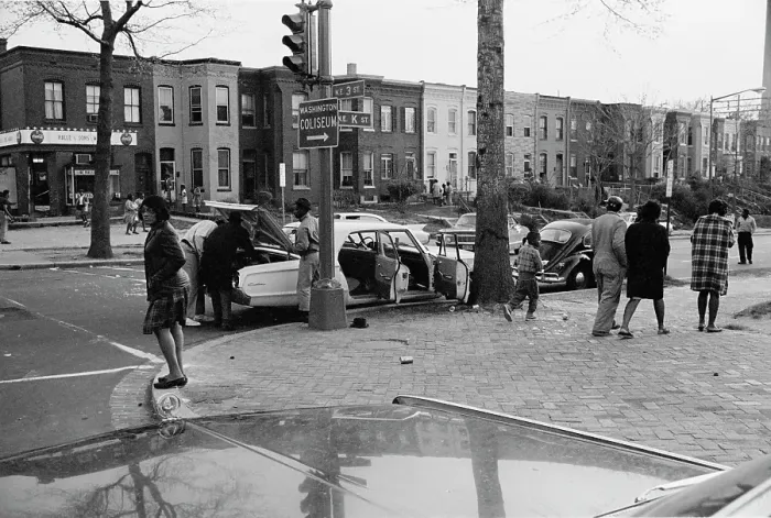 Framed Print : 1968 Washington Riots Framed Print : 1968 Washington Riots
