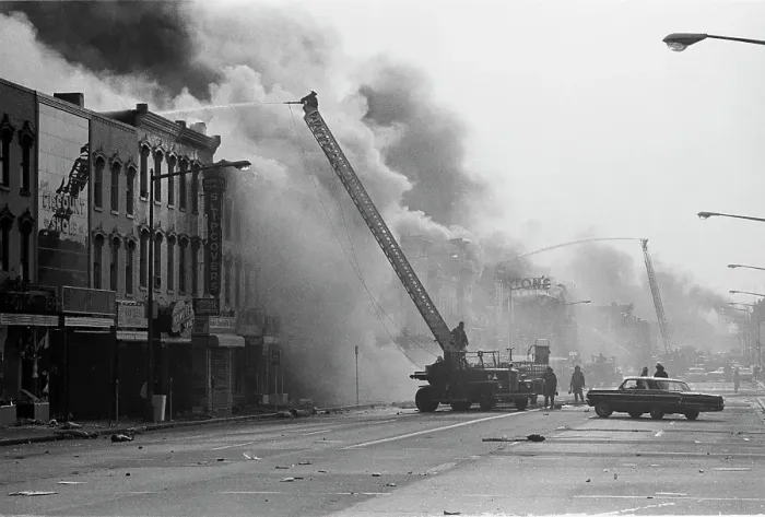 Framed Print : 1968 Washington Riots Framed Print : 1968 Washington Riots