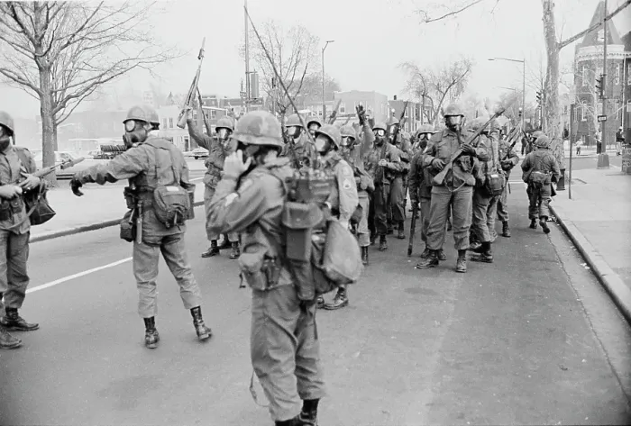 Framed Print : 1968 Washington Riots Framed Print : 1968 Washington Riots
