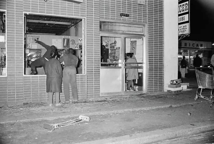 Framed Print : 1968 Washington Riots