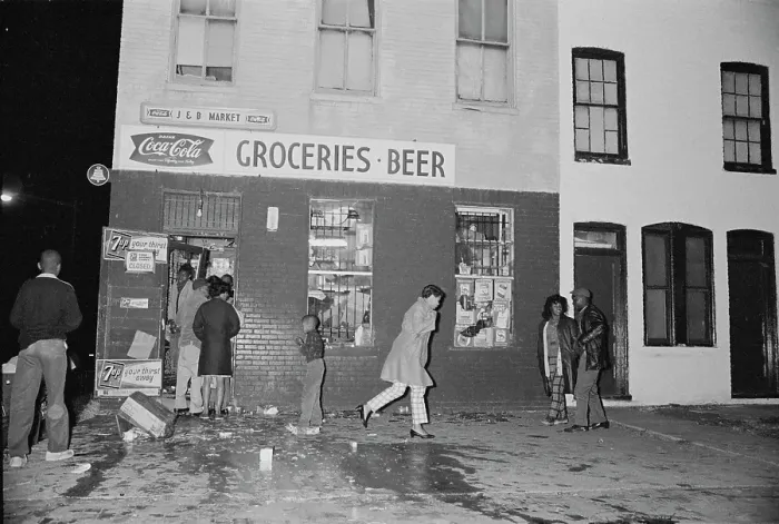 Framed Print : 1968 Washington Riots